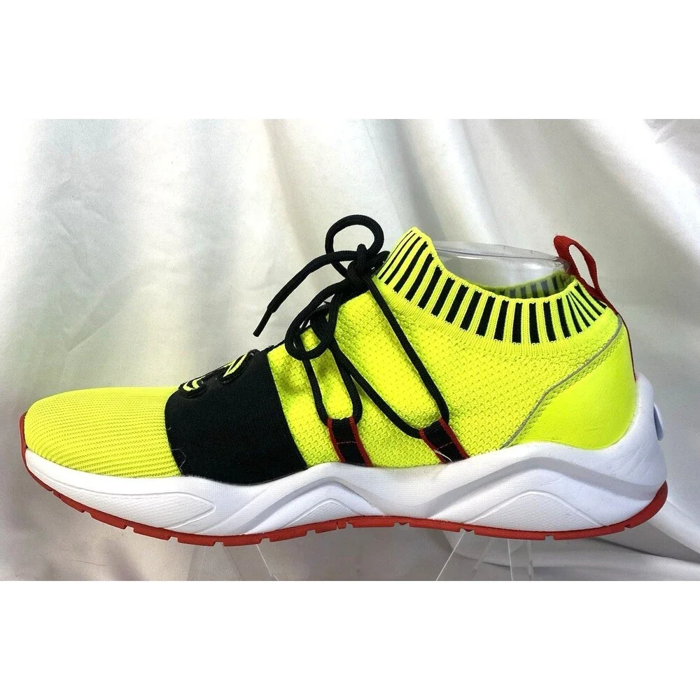 Champion Hype Lo CPS10775M Men's 10m Sneaker Sox Collar Neon Yellow/Black